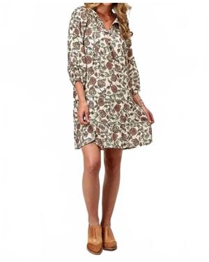 Roper Vintage Floral Dress - Natural