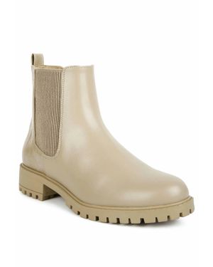 LONDON RAG Stella Chelsea Boots - Natural