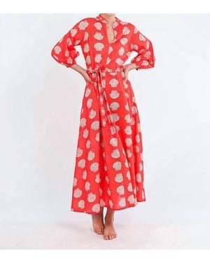 Nimo With Love Marigold Midi Dress - Red