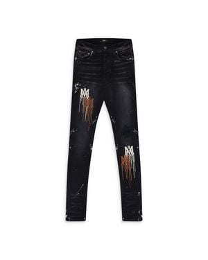 Amiri Aged Ma Drip Jeans - Black