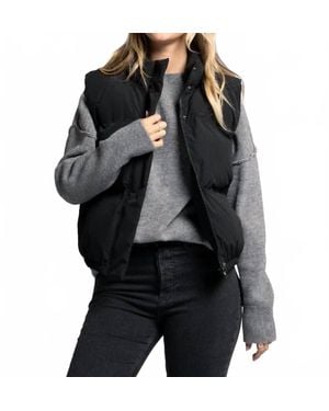 Thread & Supply Aspen Puffer Vest - Black