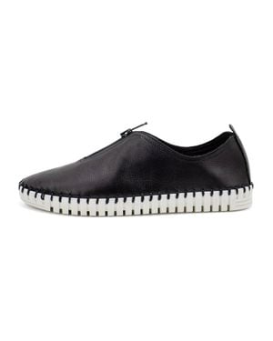 Eric Michael Marlo Slip On Loafer Shoes - Black