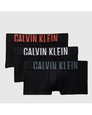 Calvin Klein Intense Power Underwear Low Rise Trunks 3-Pack Jax2134 - Black