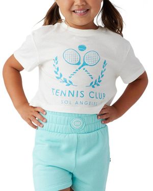 Sol Angeles Tennis Club Boxy Crew - Blue