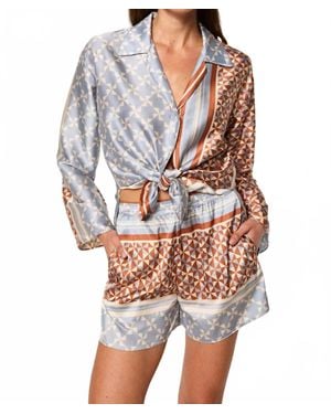 MISA Los Angles Elam Pull-On Shorts - Multicolor