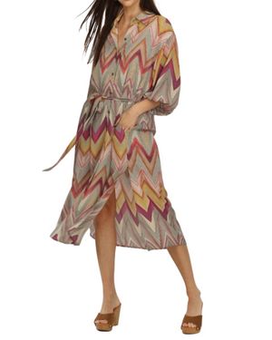 Veronica M Midi Shirt Dress - Natural