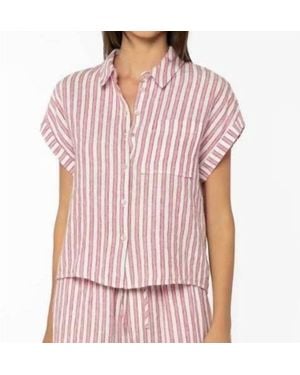 Velvet Heart Kirsty Short Sleeve Shirt - Pink