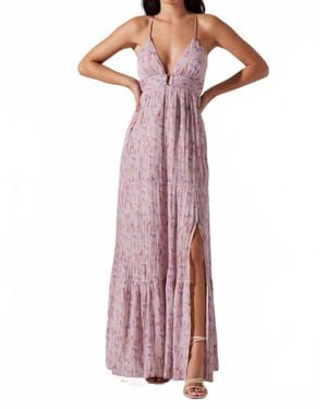 Astr Minari Dress - Purple