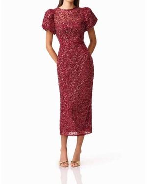Elliatt Carmen Midi Dress - Red