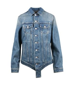 Coperni Cotton Denim Jacket - Blue