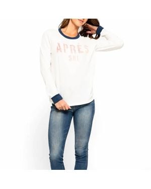 Sol Angeles Apres Ski Ringer Tee - Blue