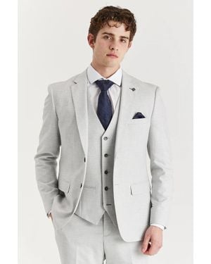 Paul Andrew Belmont Tailored Fit Blazer - White