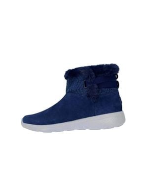 Skechers On-The-Go City 2-Cozy Vibe 144445-Nvy Winter Boots Hawk1140 - Blue