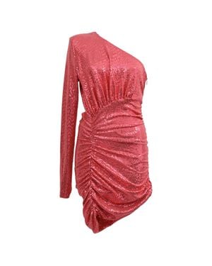 Alexandre Vauthier One-Shoulder Sequined Mini Dress - Red
