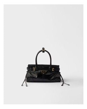 Prada Mini Leather Handbag - Black