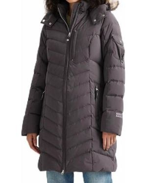 Eddie Bauer 650 Down Sun Valley Puffer Parka Long Coat - Black