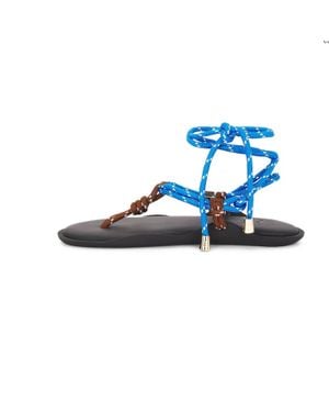 FLOWZE Flo Twin Knotted Rope Sandals - Blue