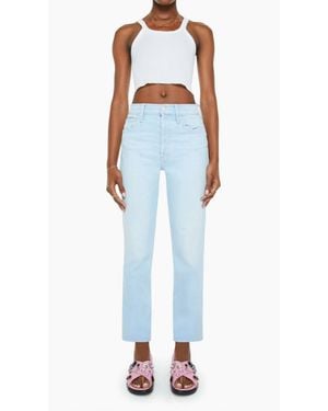 Mother Tripper Ankle Pants - Blue
