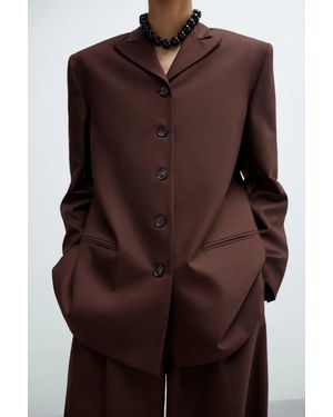 Cordera Tailored Blazer - Brown