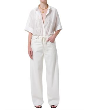 Citizens of Humanity Claire Laced Shirt - White