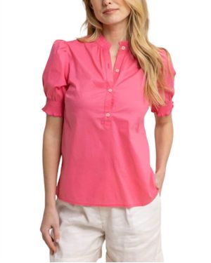 Southern Tide Meadow Lawn Blouse - Pink