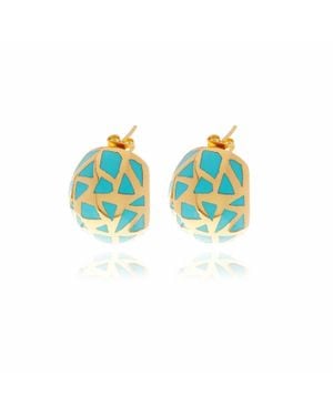 Georgina Jewelry Les Racines Resin Earrings - Blue