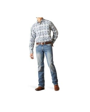 Ariat Garith Aztec Shirt - Blue