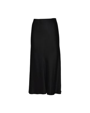 スカート Maison Margiela Black Viscose Satin Maxi Skirt Maison Margiela Skirts for Women | Online Sale up to 76% off