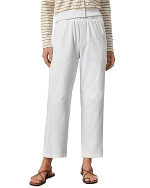 Lilla P Side Panel Straight Leg Pant - Gray