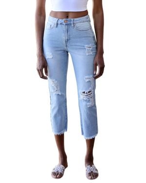 YMI Angela Straight Jean - Blue