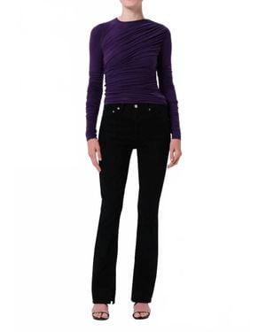 Agolde Ingram Split Skinny Pants - Blue