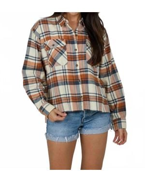 Salty Crew Nomad Flannel Shirt - Blue