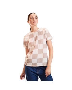 Cynthia Rowley Checkerboard Tee - Blue