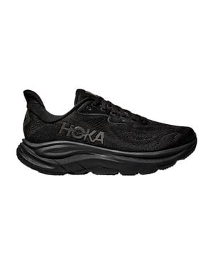 Hoka One One Clifton 10 Running Sneakers - Black