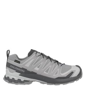 Salomon Low-Profile Trail Running Sneakers With Quick-Lace System - Gray