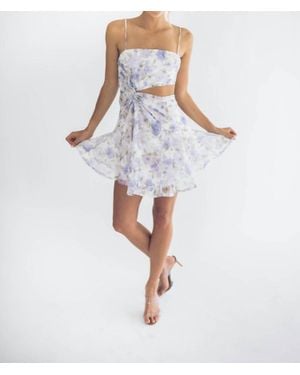 falcon park Nikita Cutout Mini Dress - White