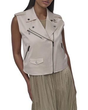 DKNY Zipper Vest - Gray