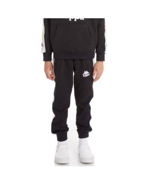 Kappa Kid's 222 Banda Alanz 3 Sweatpant - Black