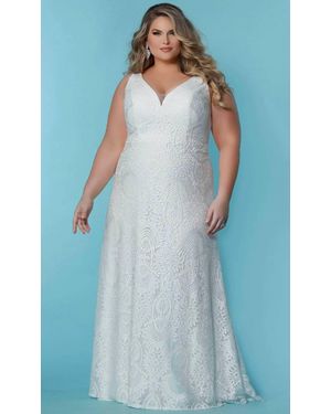 Sydney's Closet Bohemian-Inspired Wedding Gown - Blue