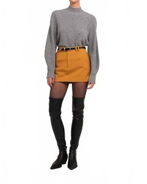 Parentesi Brisha Mini Skirt - Gray