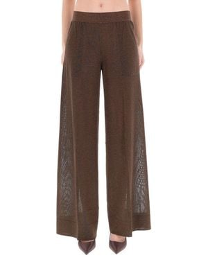 Circus Hotel Viscose Blend Pants - Brown