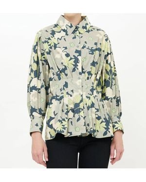 Oliphant Suzani Elizabeth Top - Green
