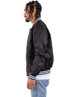 SHAKA WEAR Varsity Bomber Jacket - Blue