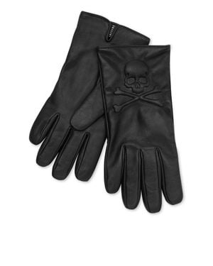 Philipp Plein Mid-Gloves Skull - Black