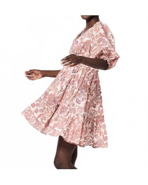 Cleobella Lavinia Mini Dress - Pink