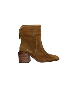 Vince Camuto Water-Repellent Suede Mid-Shaft-Kortimy Nutmeg Vc-Kortimy-Nm - Brown