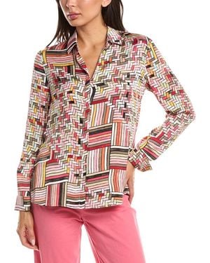 NIC+ZOE Colorweave Shirt - Red