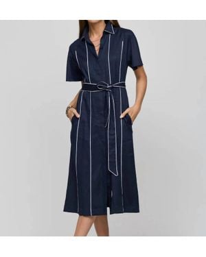 Hinson Wu Joanna Elbow Sleeve Dress - Blue