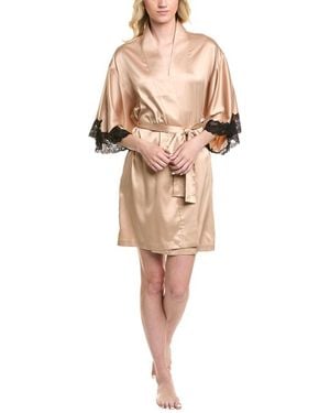 Natori Peony Glamour Robe - Natural