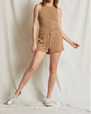 PERFECTWHITETEE Clapton Boucle Sweatshorts - Natural